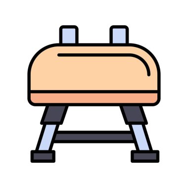 Vaulting Horse Creative Icons Desig