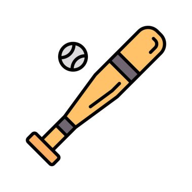 Baseball Bat Creative Icons Desig