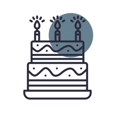 Birthday Cake Creative Icons Desig