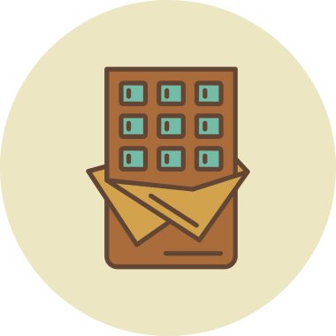 Chocolate Bar Creative Icons Desig