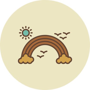 Rainbow Creative Icons Desig