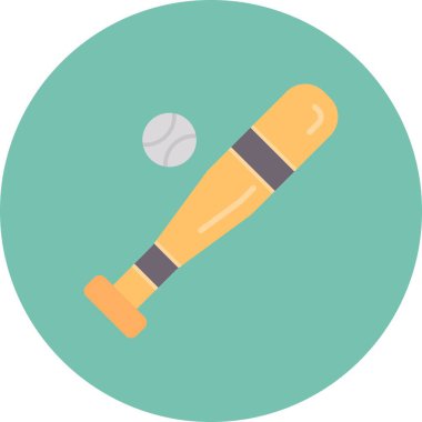 Baseball Bat Creative Icons Desig
