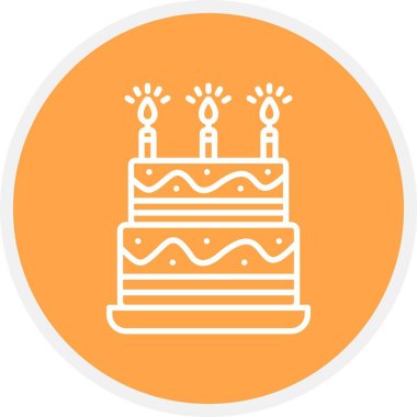 Birthday Cake Creative Icons Desig