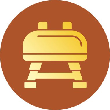 Vaulting Horse Creative Icons Desig