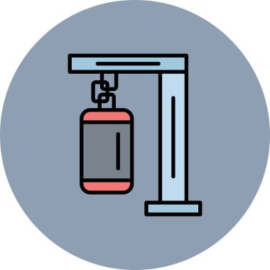Punching Bag Creative Icons Desig
