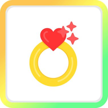 Engagement Ring Creative Icons Desig