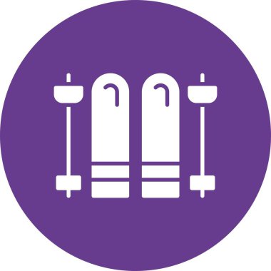 Skis Creative Icons Desig