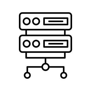 Server Creative Icons Desig