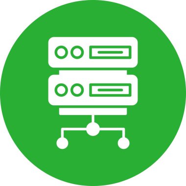 Server Creative Icons Desig