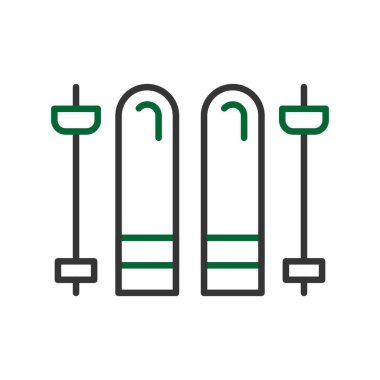 Skis Creative Icons Desig