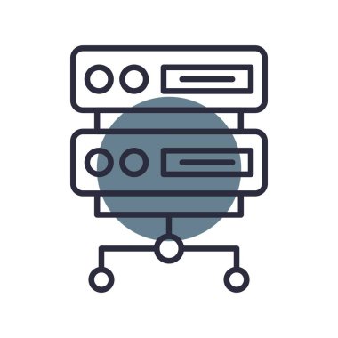 Server Creative Icons Desig