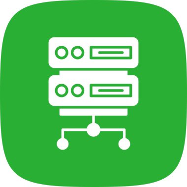 Server Creative Icons Desig