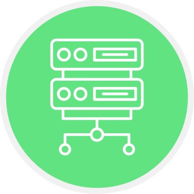 Server Creative Icons Desig