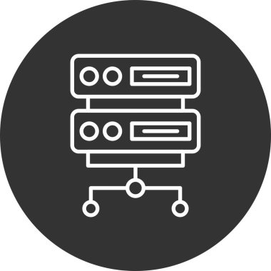 Server Creative Icons Desig