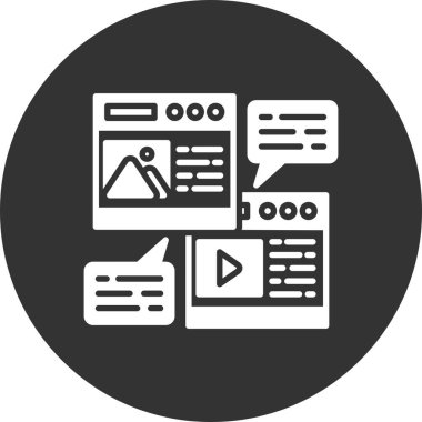 Blogging Creative Icons Desig