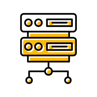 Server Creative Icons Desig