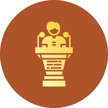 Politician Creative Icons Desig