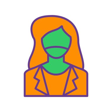 Actress Creative Icons Desig