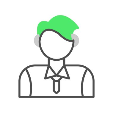 Old Man Creative Icons Desig