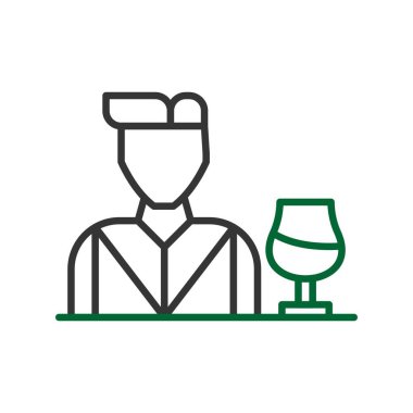 Bartender Creative Icons Desig