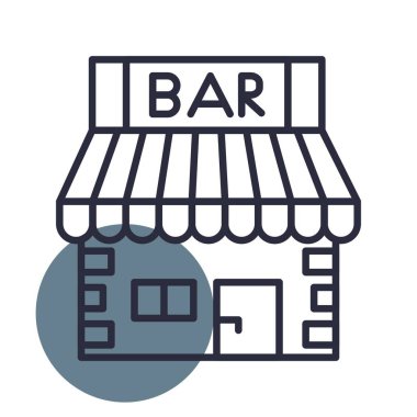 Bar Shop Creative Icons Desig