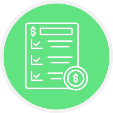 Price List Creative Icons Desig