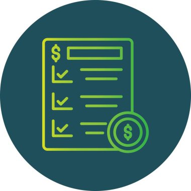 Price List Creative Icons Desig