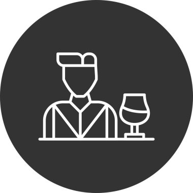 Bartender Creative Icons Desig