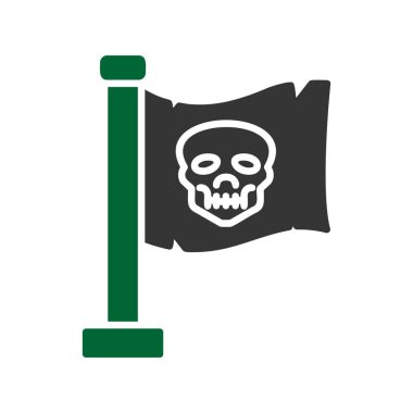 Pirates Flag Creative Icons Desig