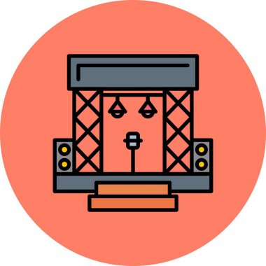 Stage Creative Icons Desig