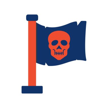 Pirates Flag Creative Icons Desig