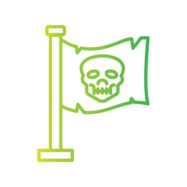 Pirates Flag Creative Icons Desig