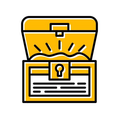  Treasure Chest Creative Icons Desig