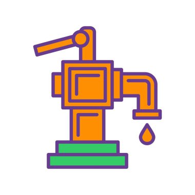 Hand Pump Creative Icons Desig