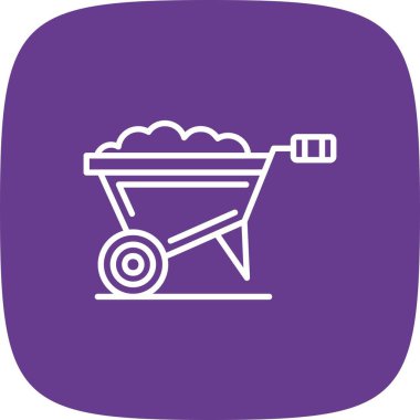Wheel Barrow Creative Icons Desig