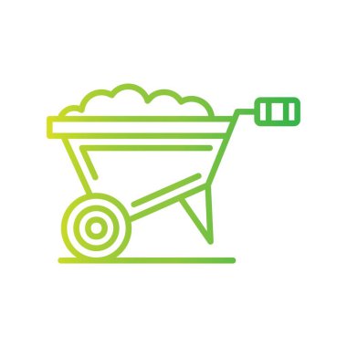 Wheel Barrow Creative Icons Desig