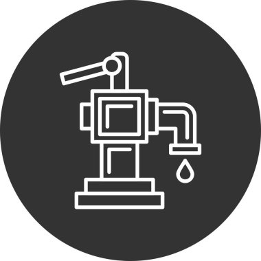 Hand Pump Creative Icons Desig