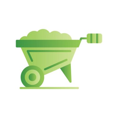 Wheel Barrow Creative Icons Desig