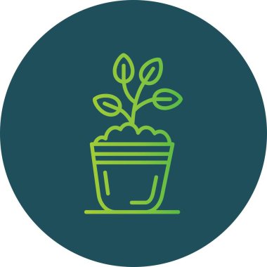 Bitki Yaratıcı Simgeler Tasarımı