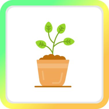 Bitki Yaratıcı Simgeler Tasarımı