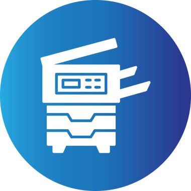 Copy Machine Creative Icons Desig