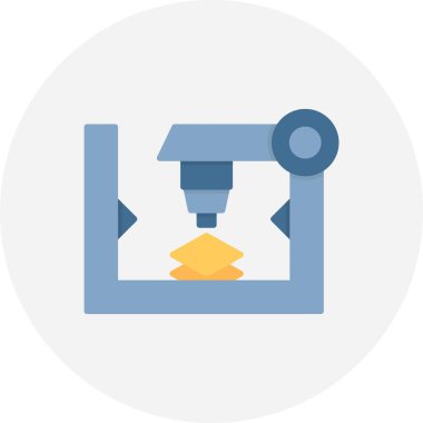 3d Yazıcı Yaratıcı Simgeler Tasarımı