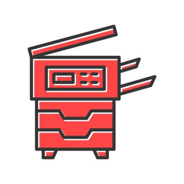 Copy Machine Creative Icons Desig