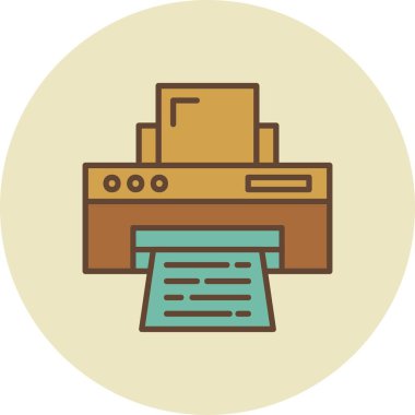 Yazıcı Yaratıcı Simgeler Tasarımı