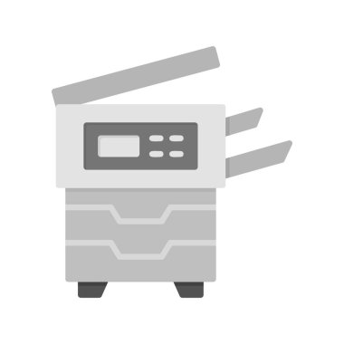 Copy Machine Creative Icons Desig