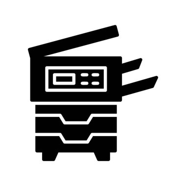 Copy Machine Creative Icons Desig