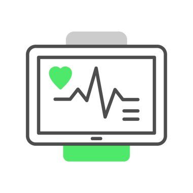  ECG Monitor Creative Icons Desig