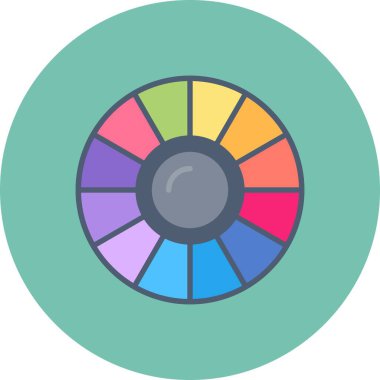  Color Circle Creative Icons Desig