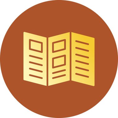 Trifold Creative Icons Desig