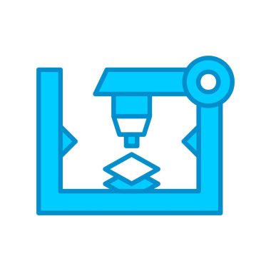 3d Yazıcı Yaratıcı Simgeler Tasarımı